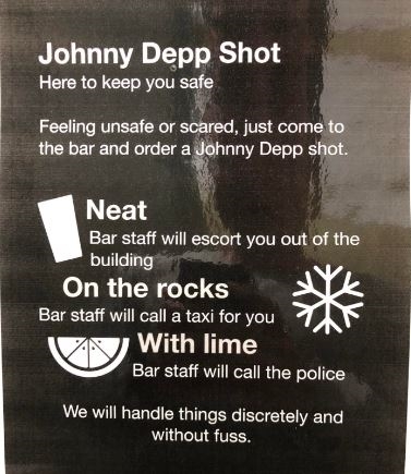 Bar offers Johnny Depp shots