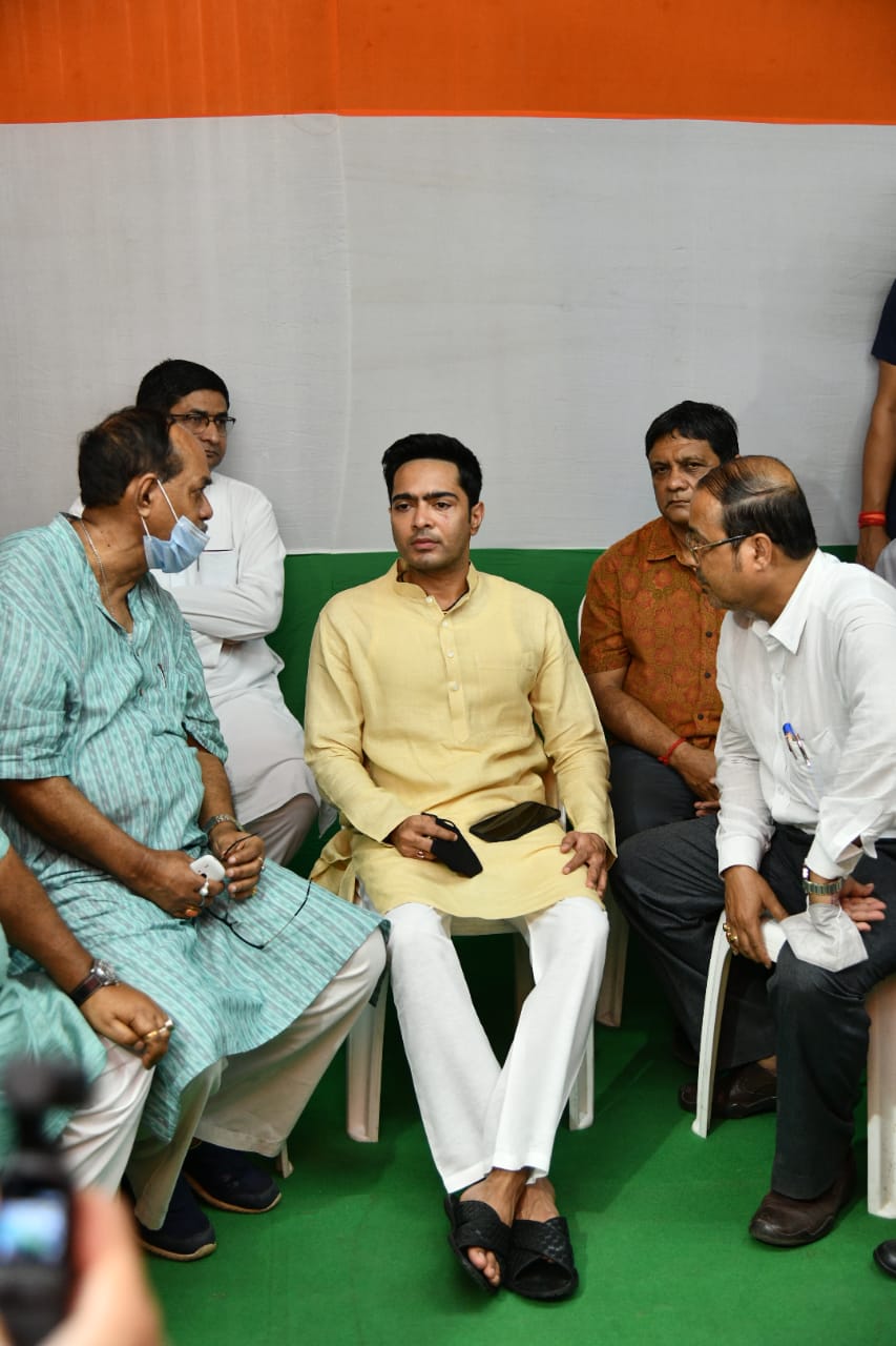 Abhishek Banerjee Inspects TMCs 21 July Rally Preparation