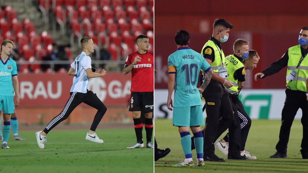 La Liga to seek criminal action against pitch invader