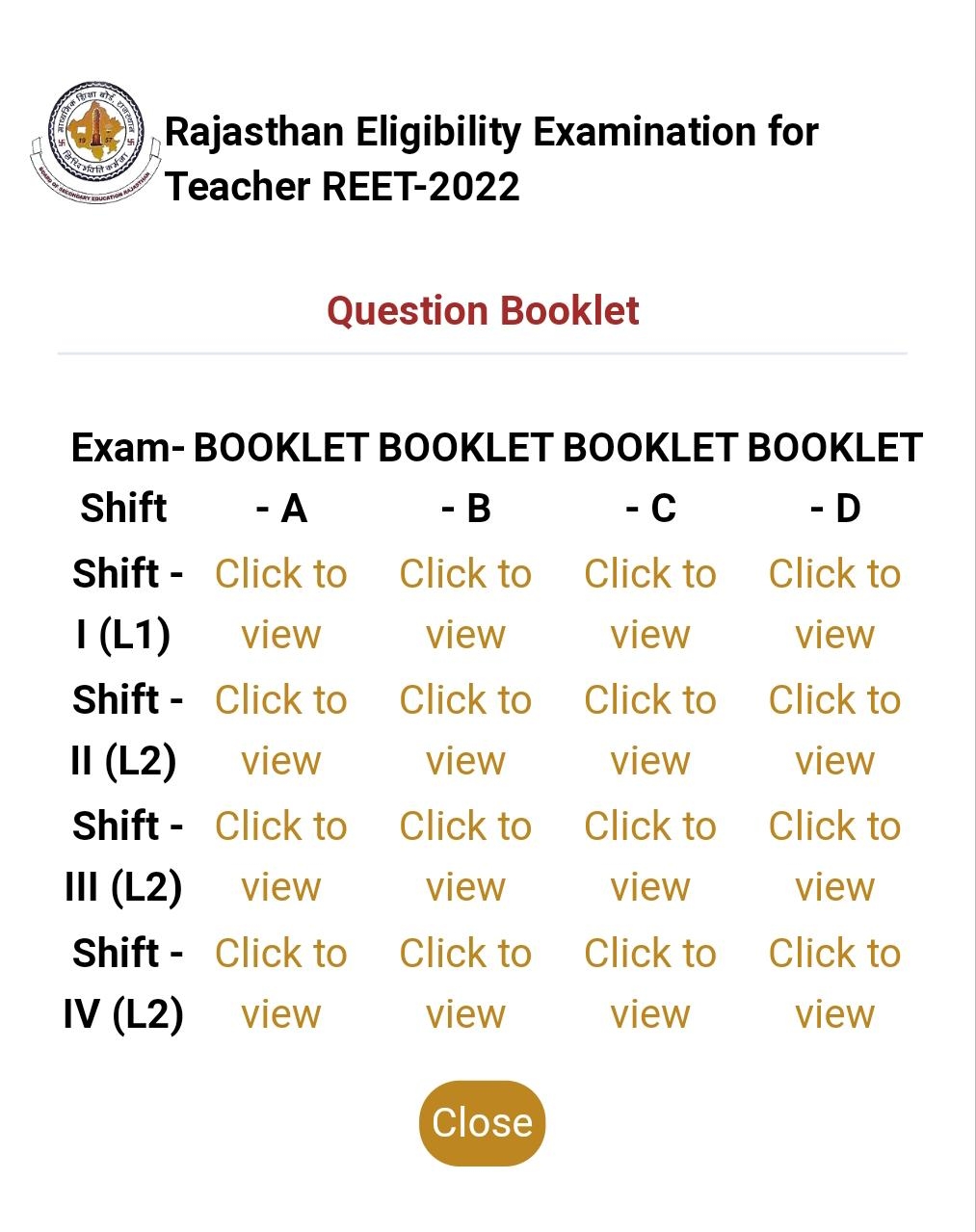 REET 2022