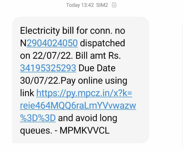 gwalior Consumer Received 34 Billion Electricity Bill, Madhya Pradesh Electricity Department, Gwalior Electricity Bill Of 34 Billion, Madhya Pradesh news, ಗ್ವಾಲಿಯರ್​ನಲ್ಲಿ ಗ್ರಾಹಕನಿಗೆ ಬಂತು 34 ಬಿಲಿಯನ್ ವಿದ್ಯುತ್ ಬಿಲ್, ಮಧ್ಯಪ್ರದೇಶ ವಿದ್ಯುತ್ ಇಲಾಖೆ, ಗ್ವಾಲಿಯರ್ 34 ಬಿಲಿಯನ್ ವಿದ್ಯುತ್ ಬಿಲ್, ಮಧ್ಯಪ್ರದೇಶ ಸುದ್ದಿ,