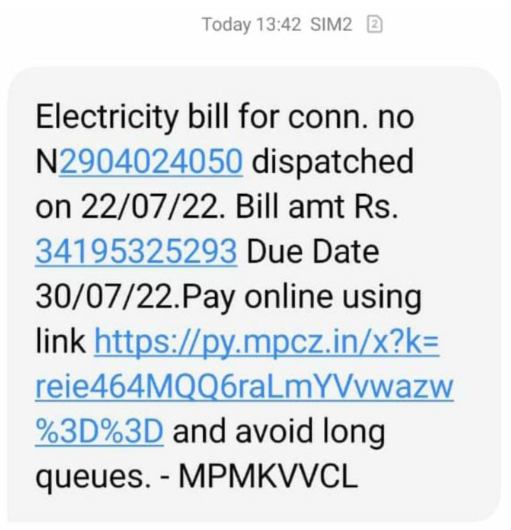 Gwalior Consumer Electricity Bill