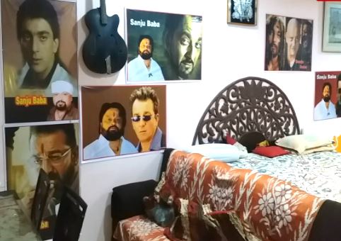 sanjay dutt unique fan in bilaspur