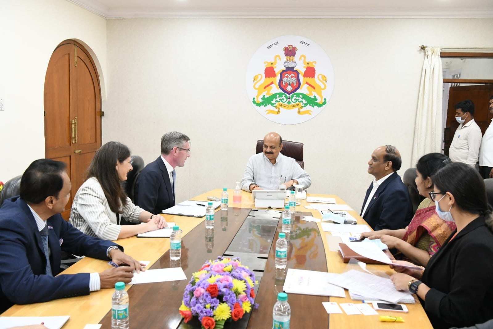 australian-delegation-meets-cm-basavaraj-bommai-in-bengaluru