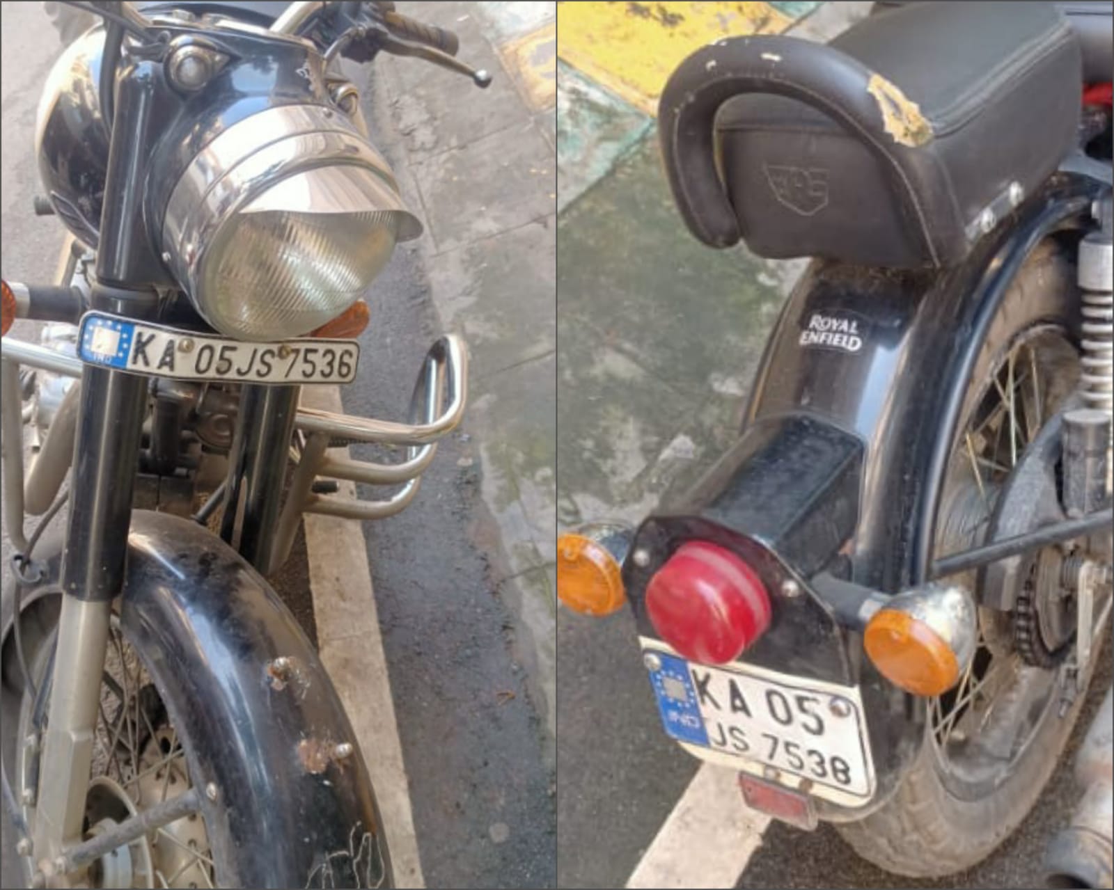 traffic-police-arrested-a-person-who-installed-two-numberplates-for-same-bike-in-banglore