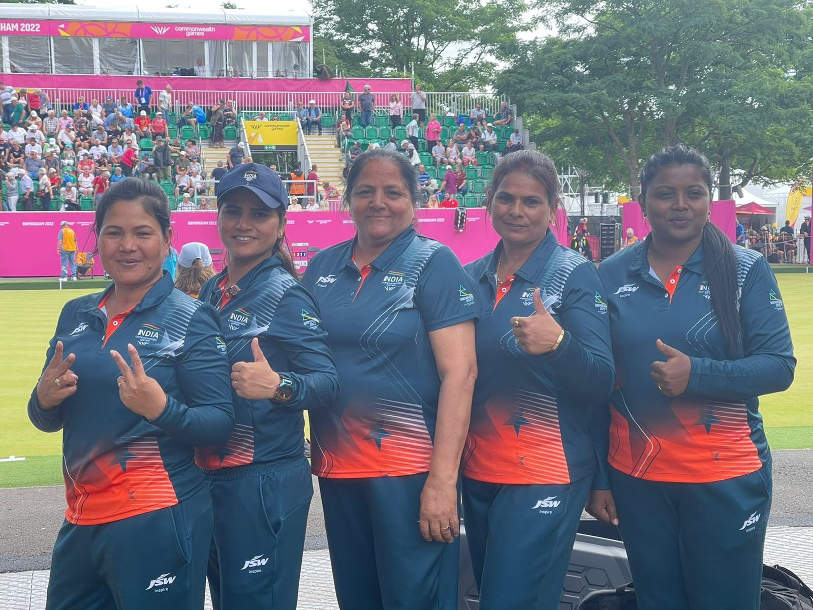 Commonwealth Games 2022  CWG 2022  Indian Women's Lawn Bowls Team  Lawn Bowls Team Created History In Birmingham  Sports News  महिला लॉन बॉल टीम