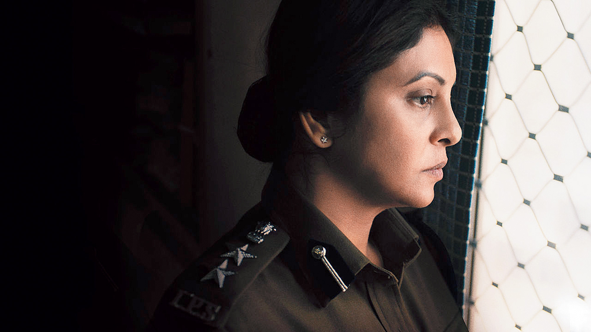 Shefali Shah in a still from Delhi Crime