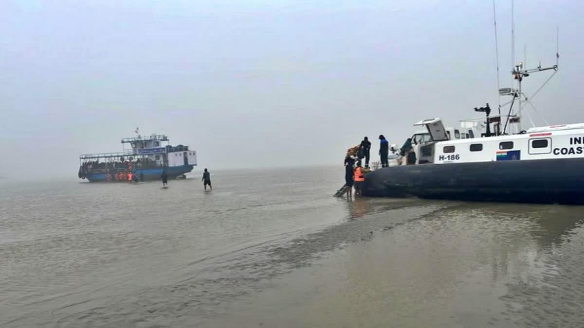 Gangasagar Mela: Indian Coast Guard rescues 140 pilgrims as ferry boat with 400 runs aground
