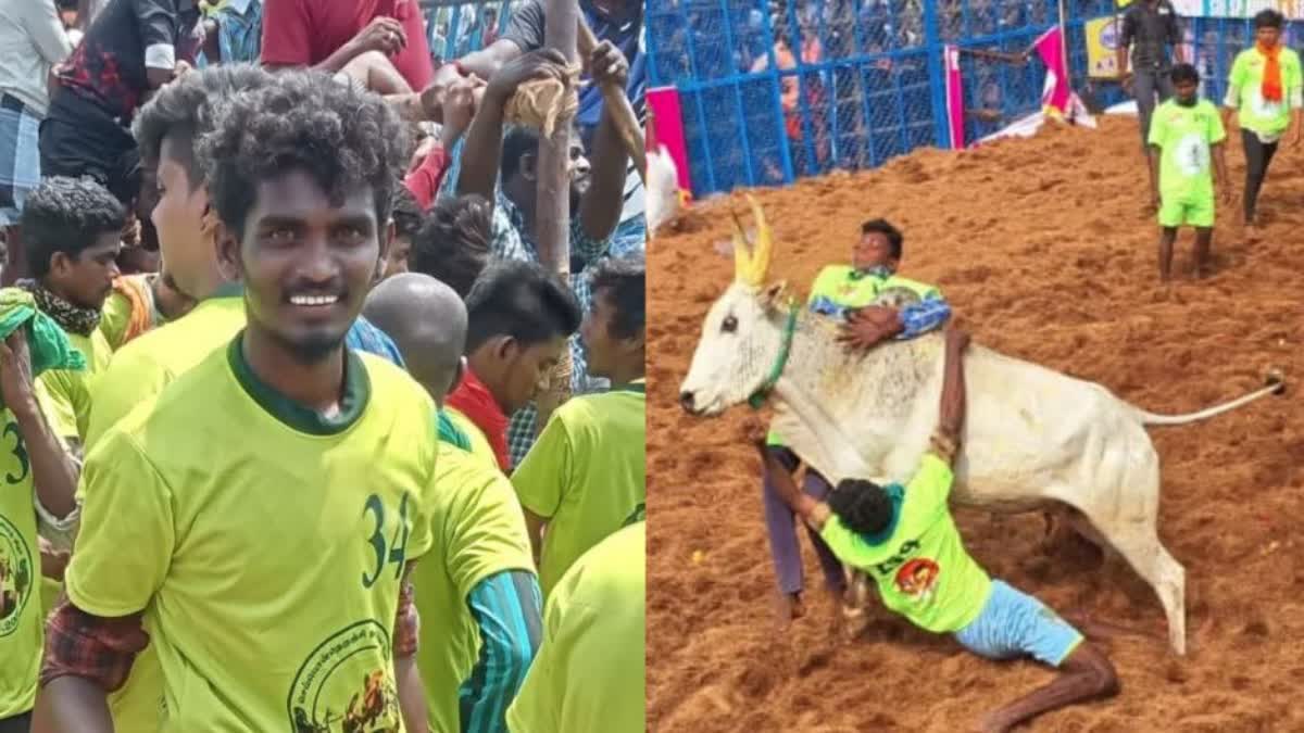 One person died after being hit by a bull