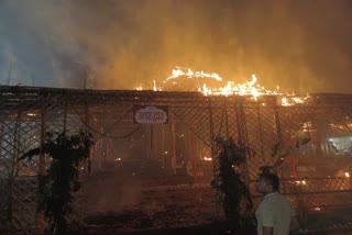 Fire in Swami Narayan Ashram Yagya Shala