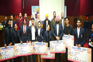 CM Mann honored the winning players of punjab i National and Asian Games, players got 33.85 crores