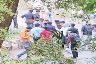 Jabalpur Science College panic after stone pelting
