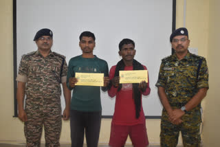 Surrender Of Two Naxalites