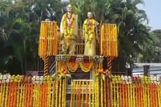 Arrangements for NTR Vardhanthi celebration