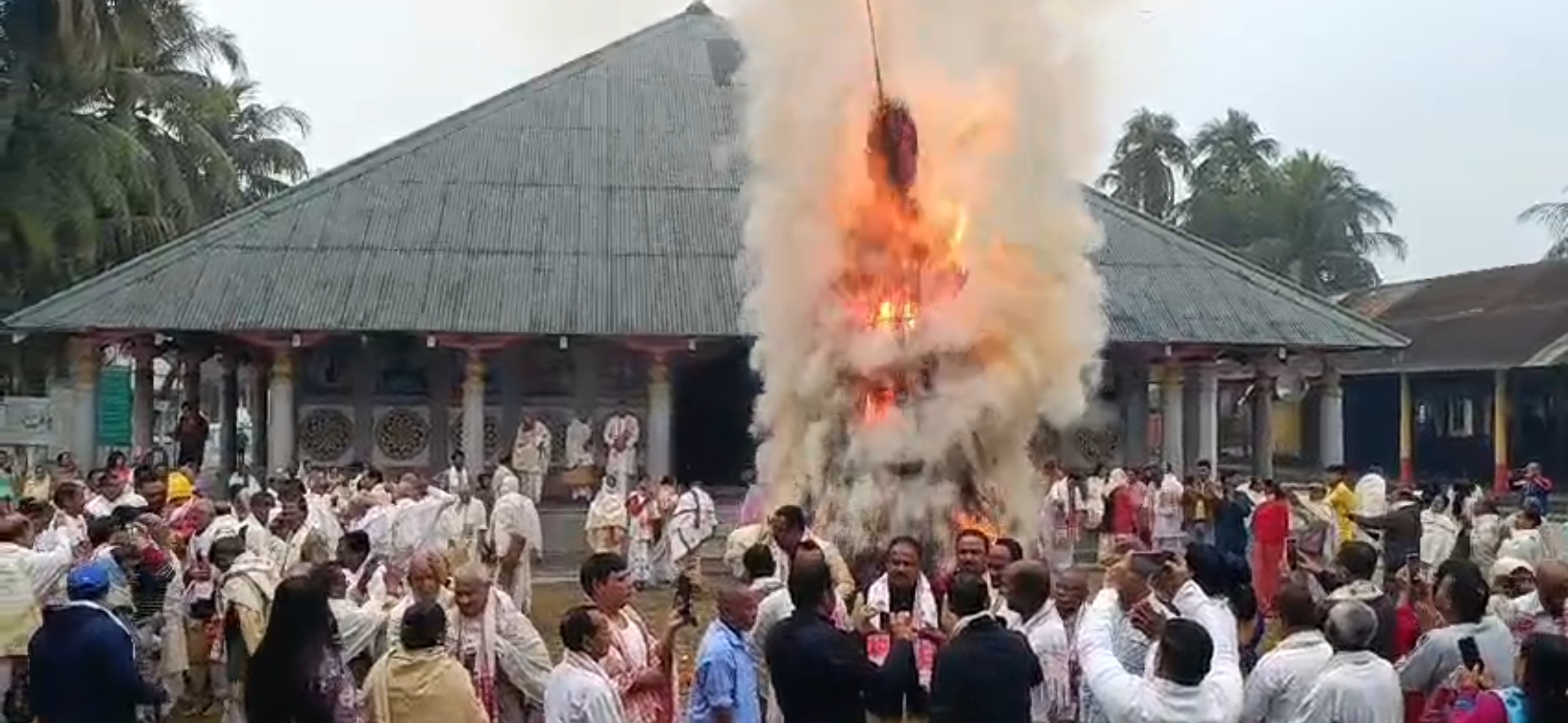 Magh Bihu Celebration in Barpeta Satra