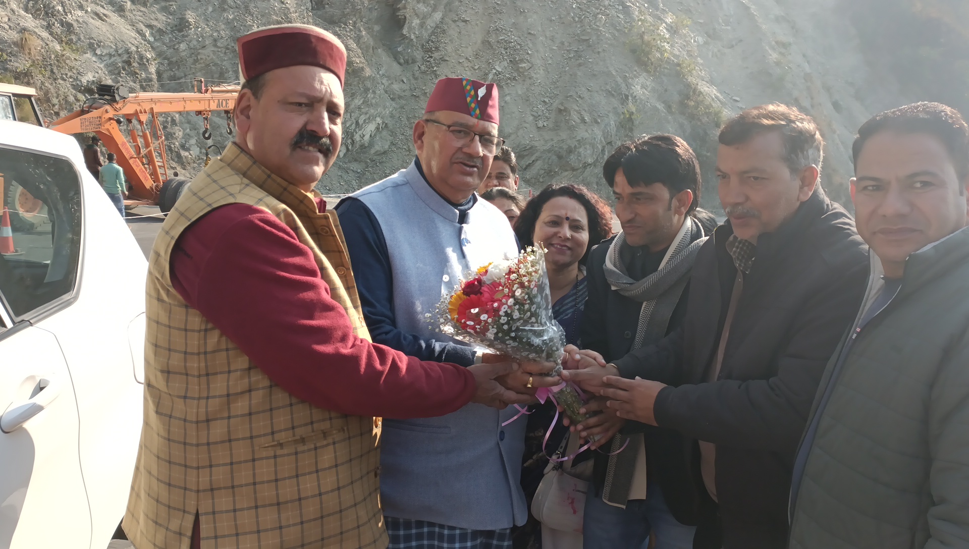 Cabinet Minister Ganesh Joshi reached Mussoorie