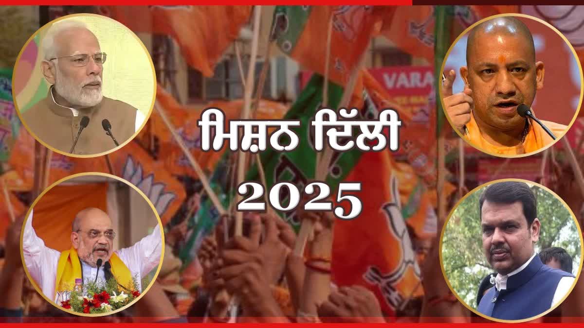 BJP released list of 40 star campaigners, Delhi Election 2025