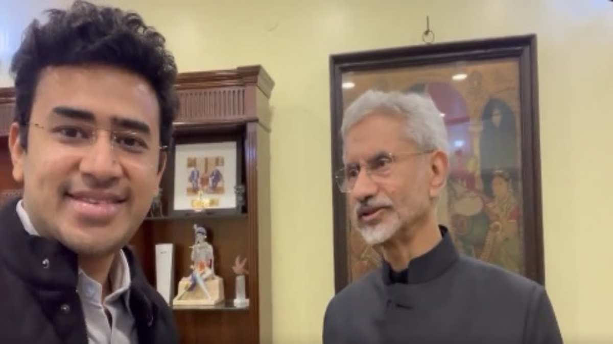 BJP MP Tejasvi Surya thanks EAM Jaishankar for facilitating US Consulate in Bengaluru