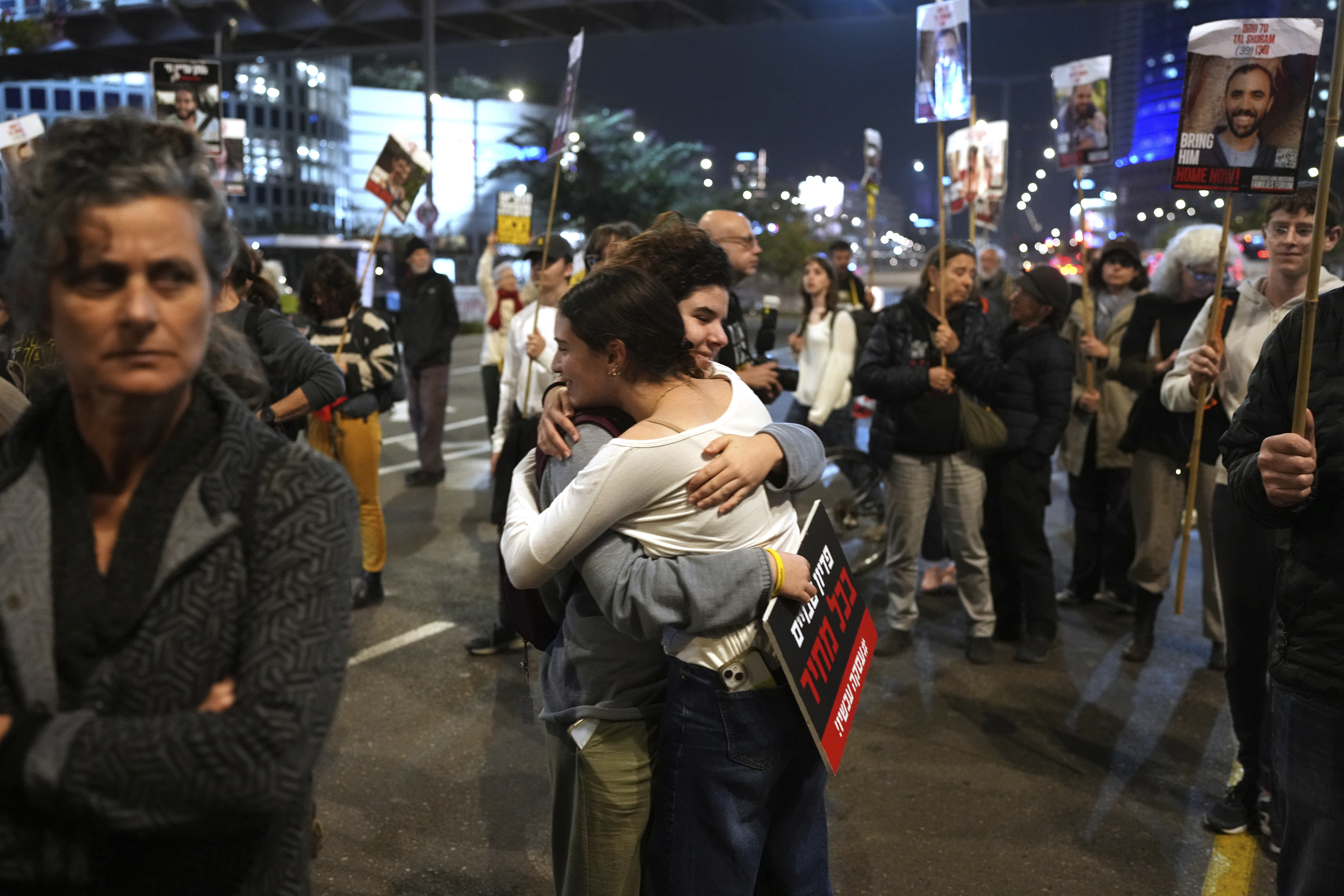 Israeli residents take to streets following ceasefire deal with Hamas