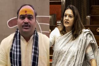 Anand Dubey and Priyanka Chaturvedi