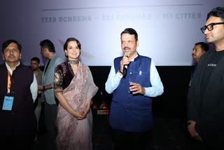 Devendra Fadnavis in the special show of Emergency