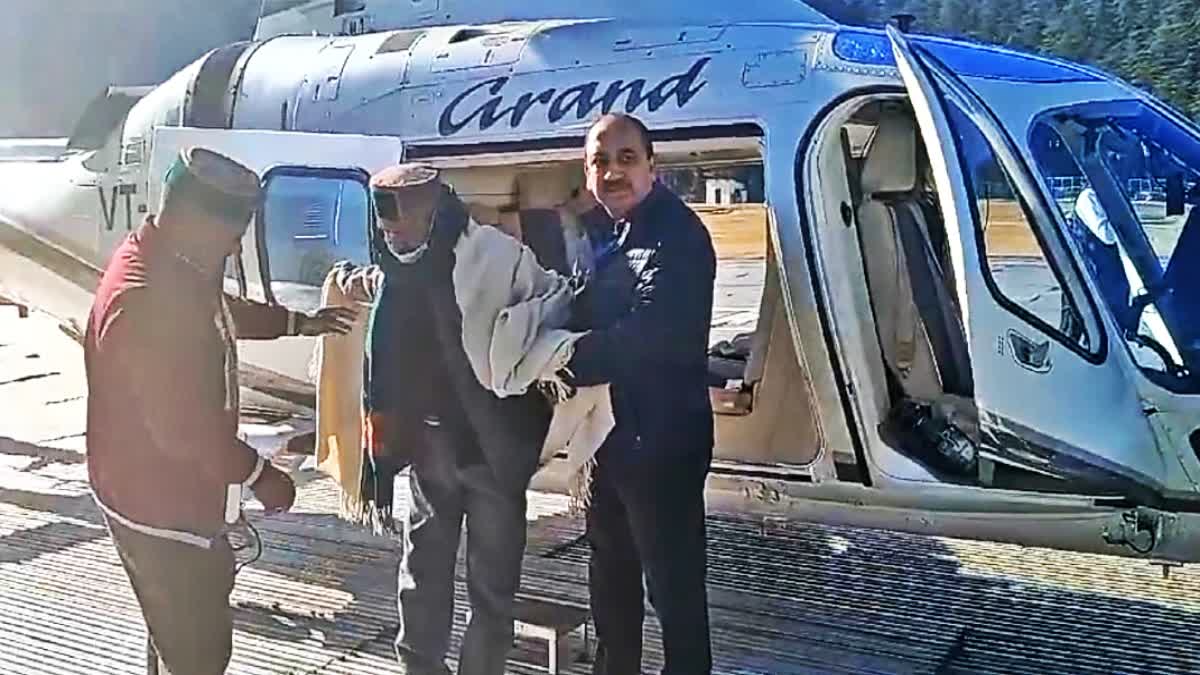 2 Patients Airlifted in Shimla Remote Area Dodra-Kwar