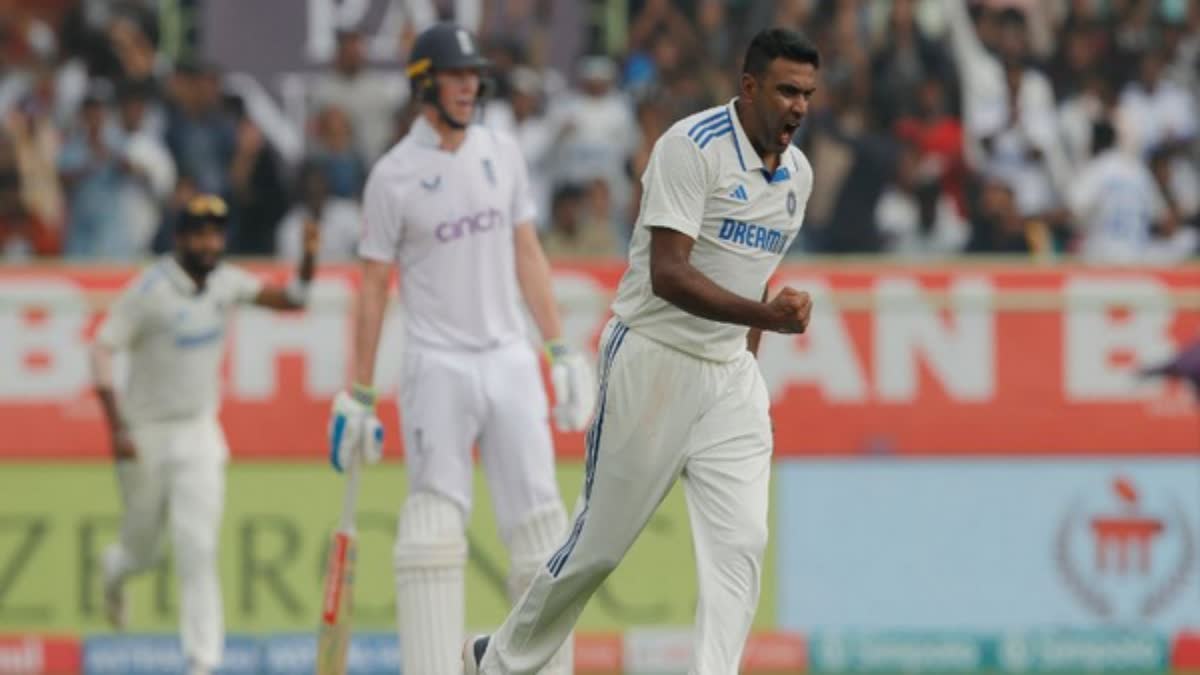 Ashwin 500 Wickets Test