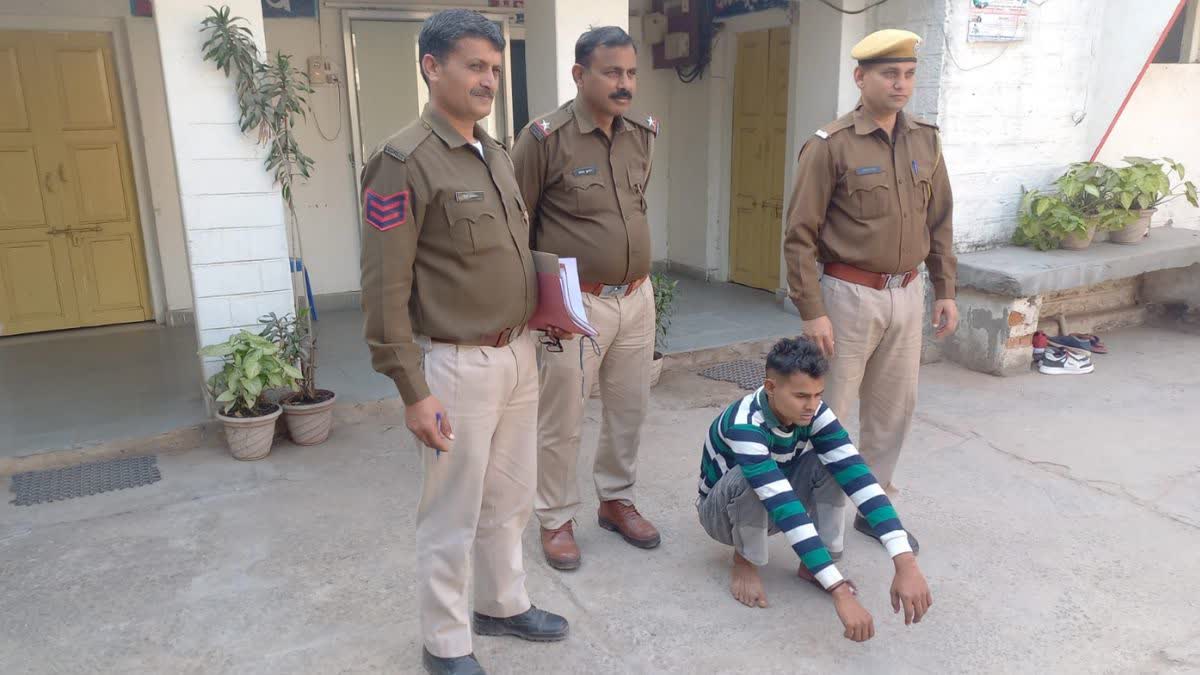 लूट के आरोपी को पुलिस ने दबोचा