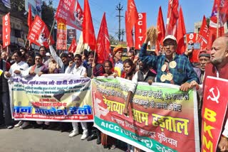 Protest march in Ranchi