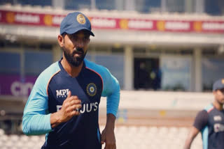 Ajinkya Rahane, who is leading the Mumbai side, was given out for obstructing the field during the final league match of the Ranji Trophy 2024 at the BKC Ground in Mumbai on Friday.