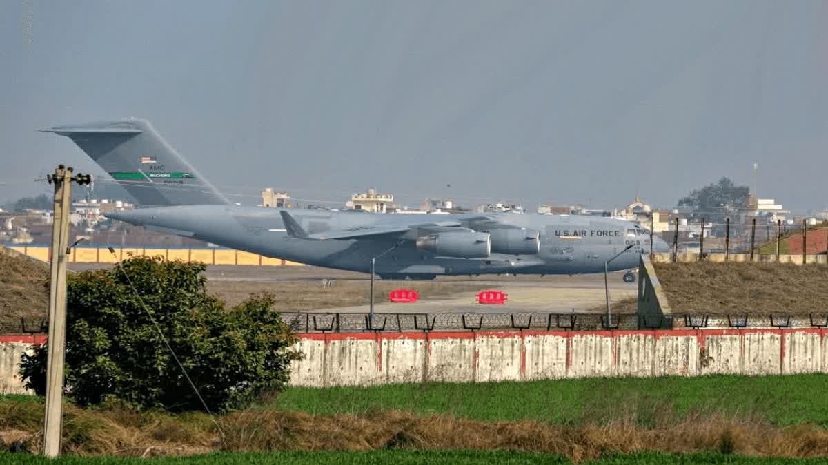 US plane carrying 119 Indians deported by US arrives at Amritsar airport