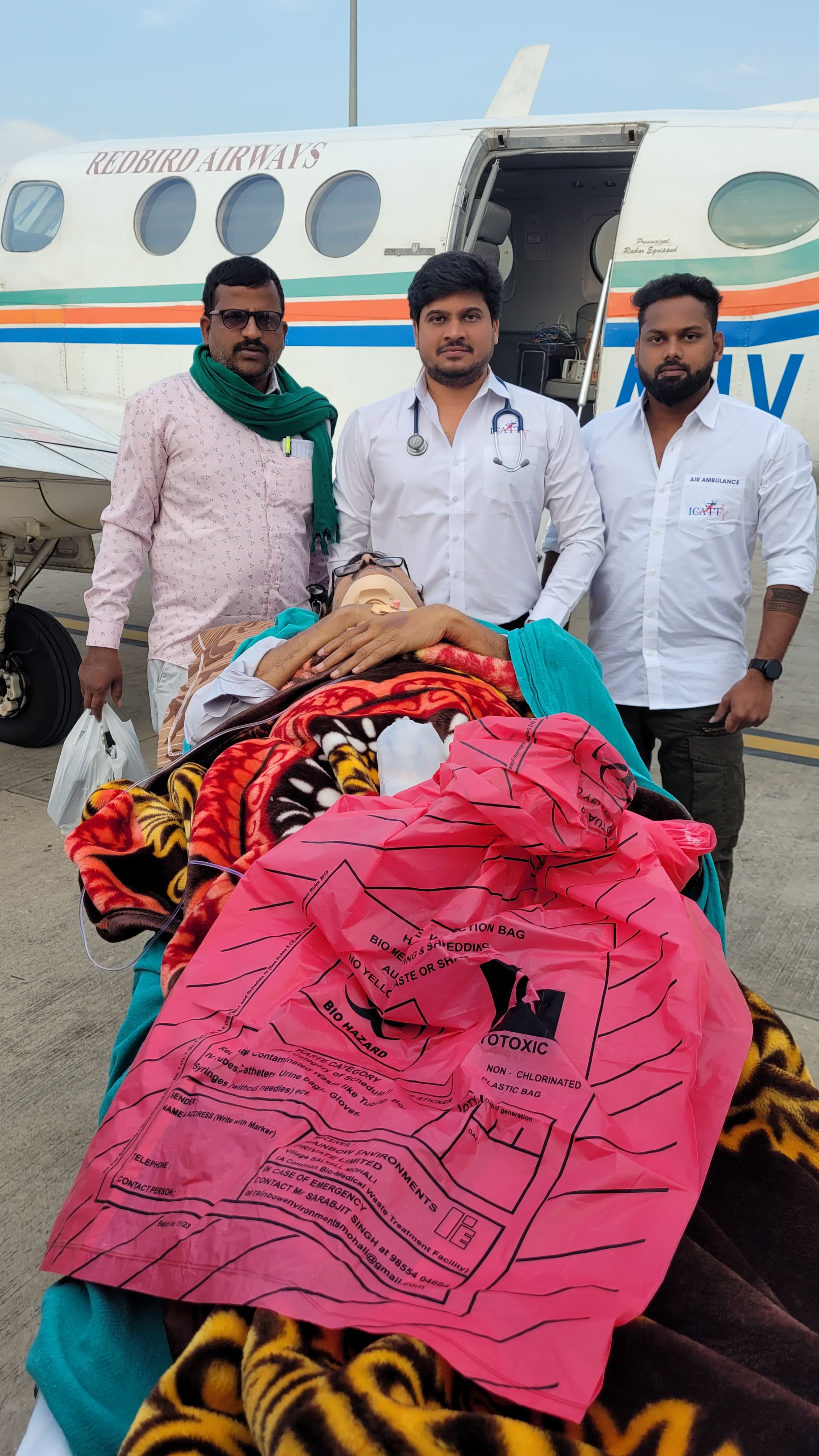 farmer-leader-kuruburu-shankumar-who-injured-in-punjab-accident-airlifted-to-bengaluru