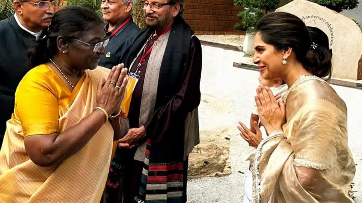 Upasana Konidela meets President Murmu