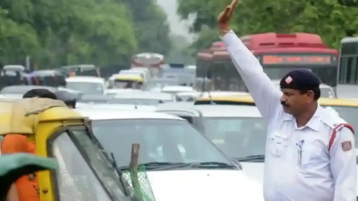 traffic jam in Ranchi