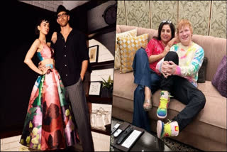 Hrithik Roshan, Bae Saba Azad, Son Hrehaan Attend Farah Khan's Welcome Party for Ed Sheeran - Watch