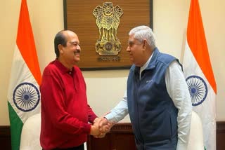 Harsh Mahajan Meet Vice President Jagdeep Dhankhar
