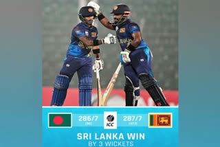 پتھم نسانکا کی سنچری کی بدولت سری لنکا نے بنگلہ دیش کو تین وکٹوں سے شکست دے دی