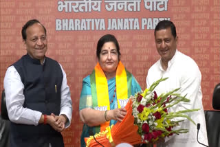 Bhajan Singer Anuradha Paudwal Joins BJP in Delhi; Photo: ANI