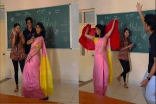 A video of a teacher dancing to an item song in the classroom and students cheering her on has gone viral on social media.