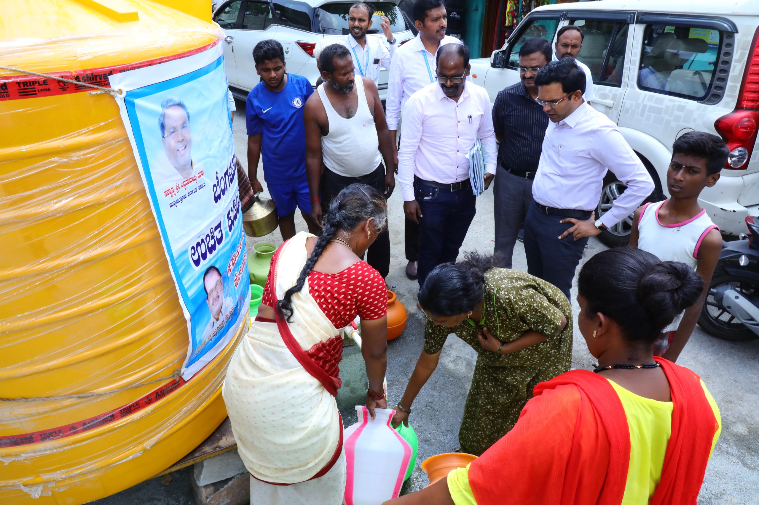 Supply water based on population  population density  water Supply