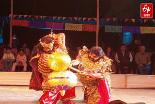 Journalist performs bhaona at Shilpagram in Guwahati