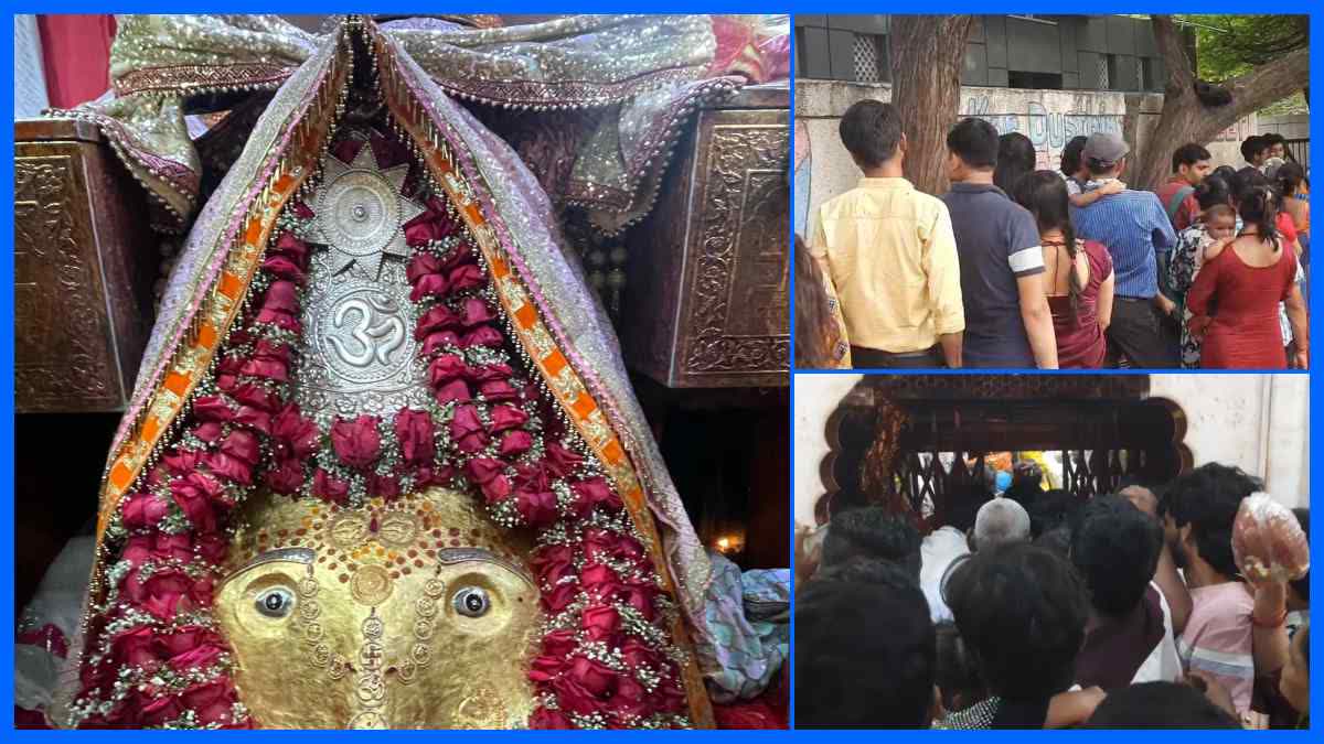 महाष्टमी के मौके पर कालकाजी मंदिर में उमड़ा भक्तों का हुजूम