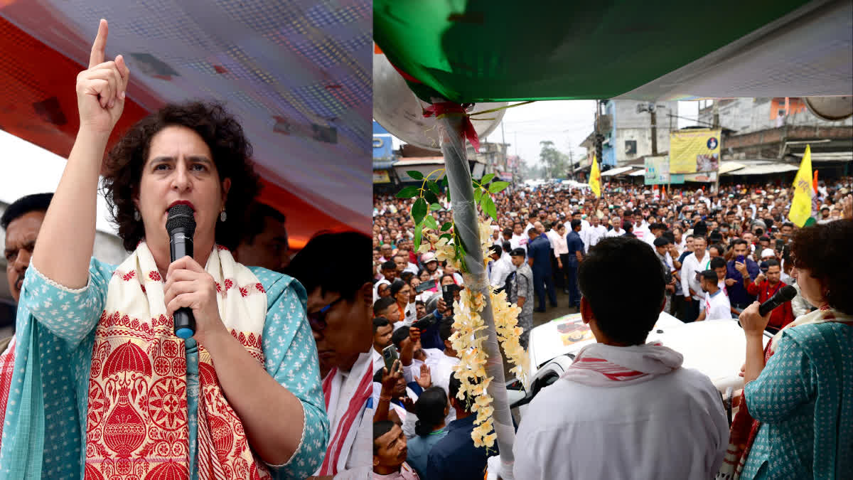 Priyanka Gandhi Road Show