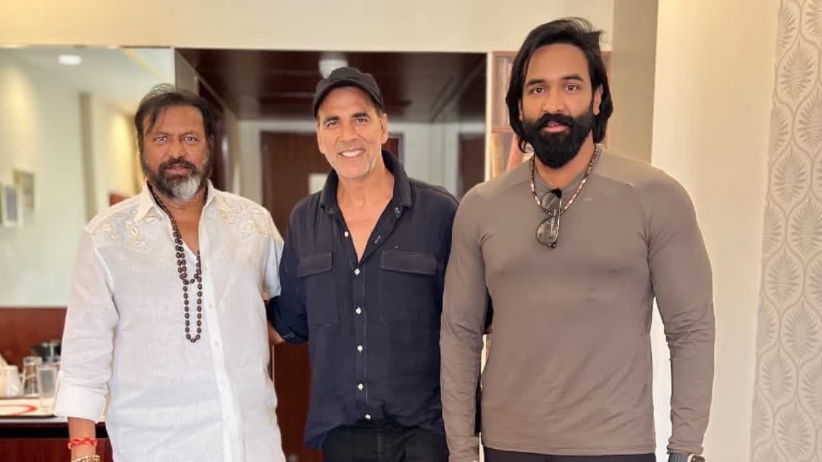 അക്ഷയ് കുമാർ  അക്ഷയ് കുമാർ തെലുങ്ക് ചിത്രത്തിൽ  AKSHAY KUMAR IN TELUGU MOVIE  VISHNU MANJU IN KANNAPPA