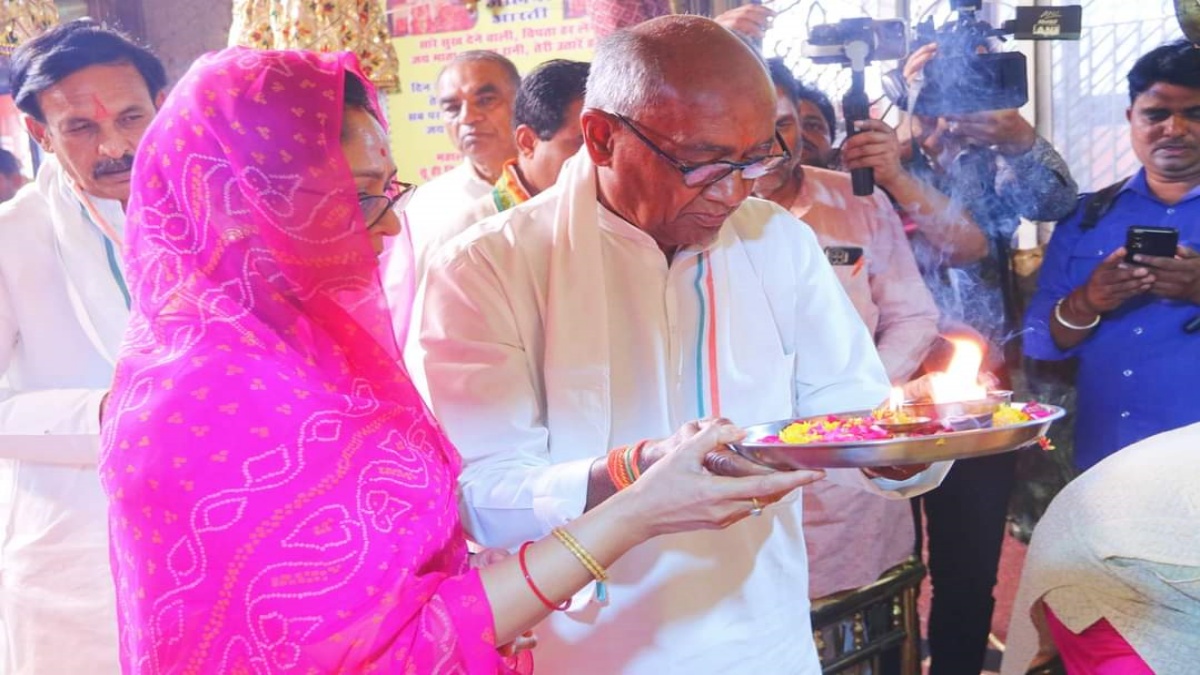 Digvijay Singh filed nomination