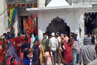 Himachal Pradesh Maha Ashtami is celebrated in the Shaktipeeths of Mata Shri Naina Devi