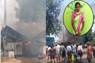 young woman live burnt in fire accident