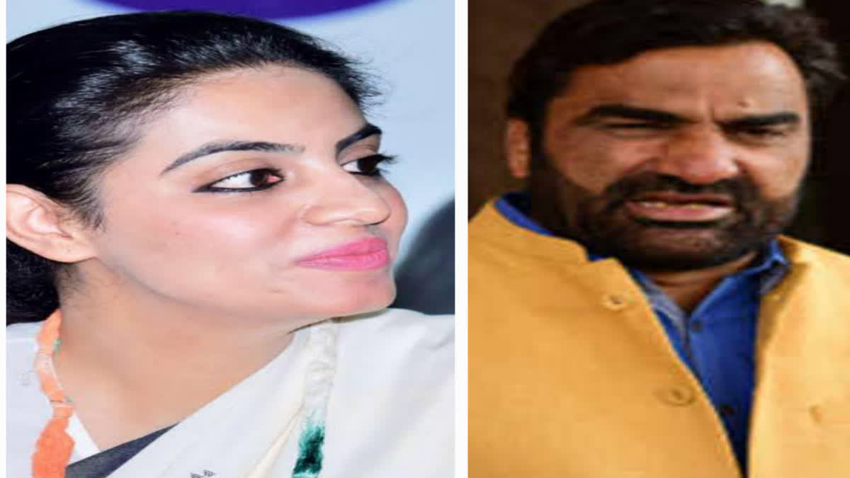 Former MLA Divya and Nagaur MP Hanuman Beniwal
