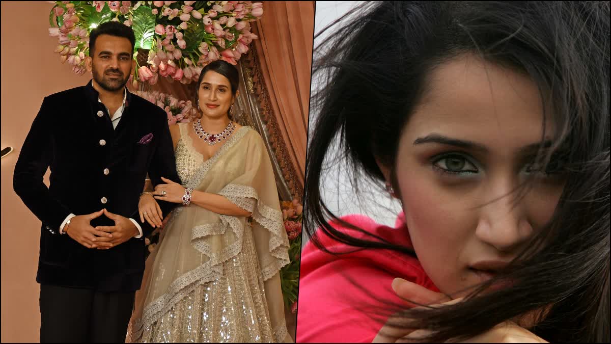 Sagarika Ghatge and  Zaheer Khan