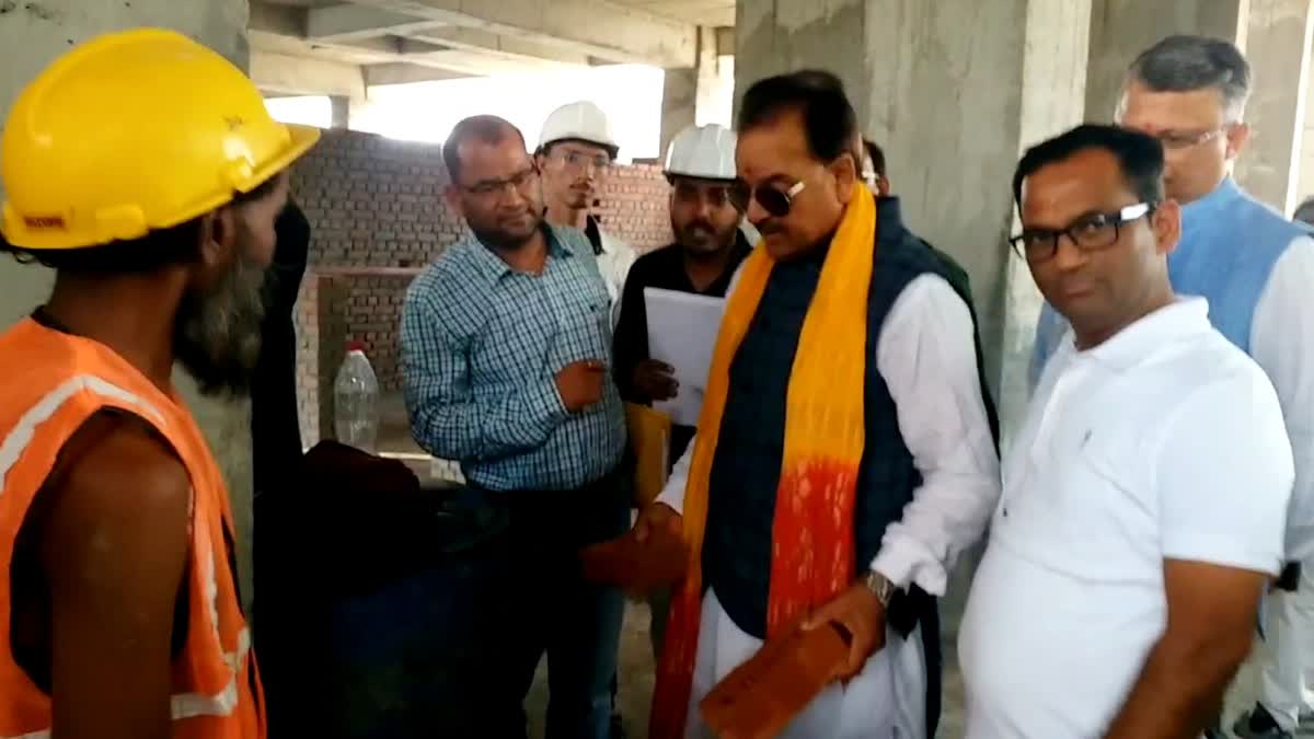 Nainital MP Ajay Bhatt arrived for inspection